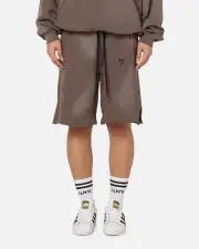 [The Anti Order] The Anti Order Apocalypse Sweat Shorts Sunfade Brown - Size S S Sunfade Brown