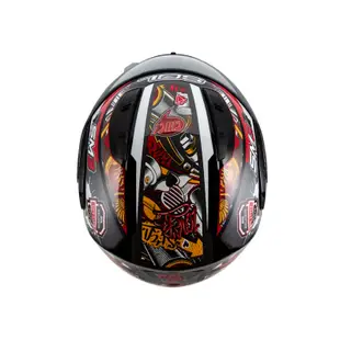 【SOL Helmets】SM-3可掀式安全帽 (惡天使_黑/紅橘) ｜ SOL安全帽官方商城