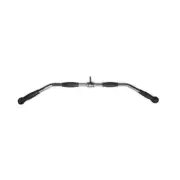 Lat Pulldown Bar 38" Rubber Grip Cable Attachment