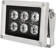 12W 6 LED IR Illuminator Infrared lamp Light Outdoor for CCTV Camera 12V 90°