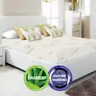 Waterproof Bamboo Mattress Protector Cover Bed Mattress Single King Queen Double