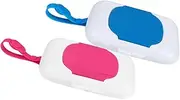 CLISPEED 2Pcs Portable Wipes Dispenser Convenient Holders for Outdoor Use for Strollers Travel Wet Tissue Boxes Storage for Wipes