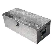30"X13"X10" Aluminum Truck Tool Box Trailer Pickup Storage Toolbox Silver w/Lock