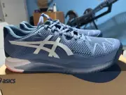 Asics Gel Resolution 8 - Blue Harmony/White SIZE 11 wide 2E