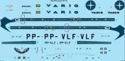 26Decals 144-1191 1/144 Varig Brasil Boeing 727-41 laser decal