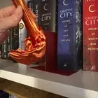 Dragon Flame Book Nook Decoration Creative Funny Spray Fire Dragon Bookshelf