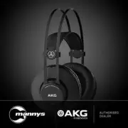 AKG K52 Closed-Back Headphones for Live Sound Monitoring & Recording Studios