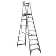 INDALEX 2.7m Industrial Aluminium 150KG Pro Series Platform Ladder