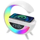 Bluetooth-Compatible Speaker Bedside Alarm Clock Lamp 13 Light Modes for Bedroom