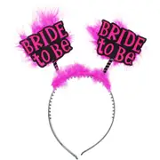 Bride To Be Fluffy Headbopper Headband