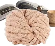 Chenille Yarn, Chenille Yarn | Crochet & Chunky Yarn | Chunky Yarn for Knitting, Craft Sewing Supplies for Scarves, Shawls, Sweaters, Hats