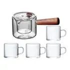 450ml Glass Teapot Tea Kettle Clear Blooming Tea Tea Maker