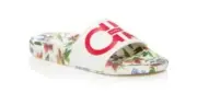 NIB SALVATORE FERRAGAMO Women's Groove FLW 1cm Pool Slide Sandals, size 8 C, B/F