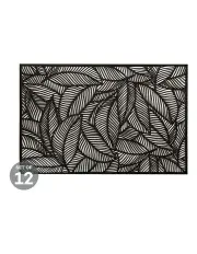 [Maxwell & Williams] Table Accents Leaf Cut-Out Placemat 45x30cm Set of 12 in Black