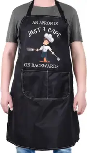 an Apron Is Just a Cape on Backwards Funny Apron for Kitchen Cooking Apron BBQ G
