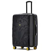 Batman 28" Trolley Checked Travel Hard Case Suitcase Luggage 75x48x32cm Black