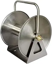Wall Mount Metal Garden Hose Reel, Portable Stainless Steel Hanger Box for Car Patio Cleaning Yard Farm and Patio,30 Meters Water Pipe Hose,One Color-35 Meters Water Pipe