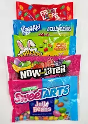 5 Pack Variety Jelly Beans Candy Flavors Froot Loops Kool-Aid WarHeads SweeTarts