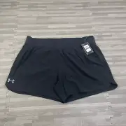 Under Armour SpeedPocket Mens 2XL 5” Running Shorts HeatGear 1377485 Black $50