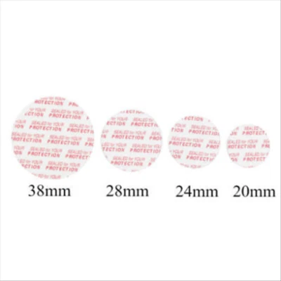 100pcs 20/24/28/38mm Press Seal Cap Liners Foam Safety Tamper Seals Jar Bottle