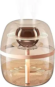 Air Humidifiers - Clear Humidifier | Large Capacity Transparent Baby Humidifier With Double Spray, 2L Tank Silent Travel Car Accessories, Desk Diffusers Supplies For Nursery And Bedroom