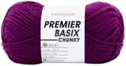 Premier Basix Chunky Yarn-Purple 1145-22