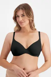 Berlei Barely There Wirefree Bra - Black, Size: 10 D