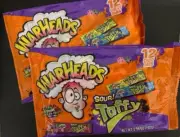 Warheads Sour Taffy Chewy Bars- "Sour, Sweet & Fruity Chewy Candy"- 2 BAGS