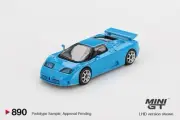 Mini GT 1/64 - Bugatti EB110 Super Sport Blu Bugatti - MGT00890-L