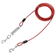 Dog Runner Yard Retractable Dog Tie Out Dog Runner Cable Dog Leash