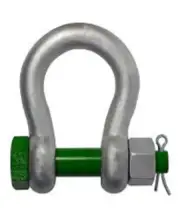 Van Beest Green Pin Nut,Bolt & Cotter Anchor Safety Shackle 7/8" w/ 6.5 Ton WLL