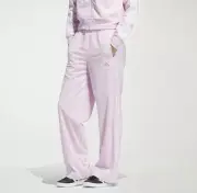 Adidas Women's Y2K Glam Velour Wide-Leg Pants - Clear Pink Size 2X Pink