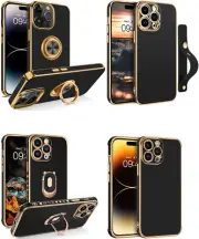 For iPhone 14 Pro Max Case Rugged Hybrid Shockproof Phone Back Cover Kickstand