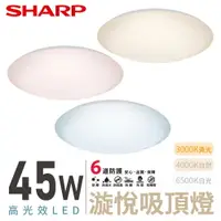 在飛比找樂天市場購物網優惠-SHARP 夏普 45W 高光效LED 漩悅吸頂燈 DL-Z