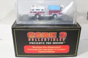 CODE 3 COLLECTIBLES Harrison, NY Fire Dept Mack CF Pump Engine 11 White/Burgundy
