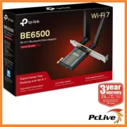 TP-Link Archer TBE400E BE6500 Tri-Band WiFi 7 Bluetooth Adapter Low Profile PCIE