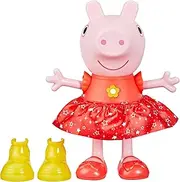 Peppa Pig Peppa’s Muddy Puddles Party Musical Dancing Doll, Interactive Electronic Preschool Toys for 3 Year Old Girls and Boys and Up