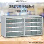 【100%台灣製造】大富KDF-702G-A 開放式文件櫃 效率櫃 檔案櫃 文件收納 公家機關 學校 醫院 耐重