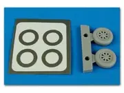 Aires 7299 1/72 F6F Hellcat Type A Wheels & Paint Masks