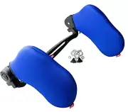 Travel Car Seat Headrest BLUE Pad Foam Pillow Head Neck Rest Support Cushion NEW