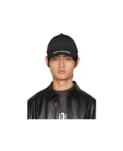 We11done Logo-Printed Baseball Cap One size Black