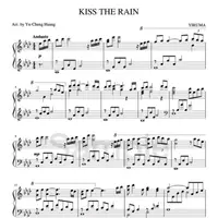在飛比找蝦皮購物優惠-【Yiruma】KISS THE RAIN 雨的印記 鋼琴譜