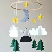 Boys/Girls Baby Crib Mobile Woodland Night Nursery Mobile Decoration