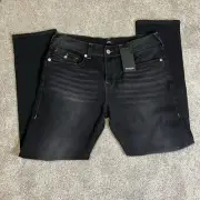 True Religion Geno BIG T FLAP SLIM JEAN Relaxed Size 34 NWT