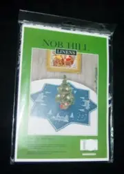 Nob Hill Linens - SILENT NIGHT TABLE TOPPER Christmas Cloth Runner - NEW #20-268