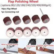 Professional Abrasive Tools Flap Wheel Sanding Sandpaper Disc Set 10 Pieces