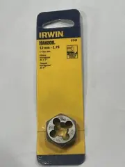 Irwin Hanson 12mm X 1.75 Metric Hex Die 9744 Right Hand