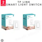 TP Link Smart Light Switch 2 Pack, Voice Control with Alexa Google Assistant