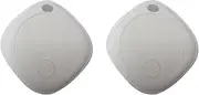 Air Tag 2 Pack, Bluetooth Tracker Item Finder Works with Apple Find My App (iOS Only), Air Tags with Lanyard/Key Ring, Key Finder for Bags, Luggage, Wallets, Backpack, Suitcases, Pack of 1 (White)