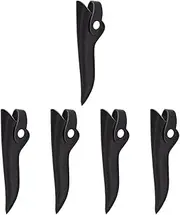 minkissy 5pcs Scissor Cover Barber Shear Bag Pu Scissors Cover Scissor Storage Bag Hair Pouch